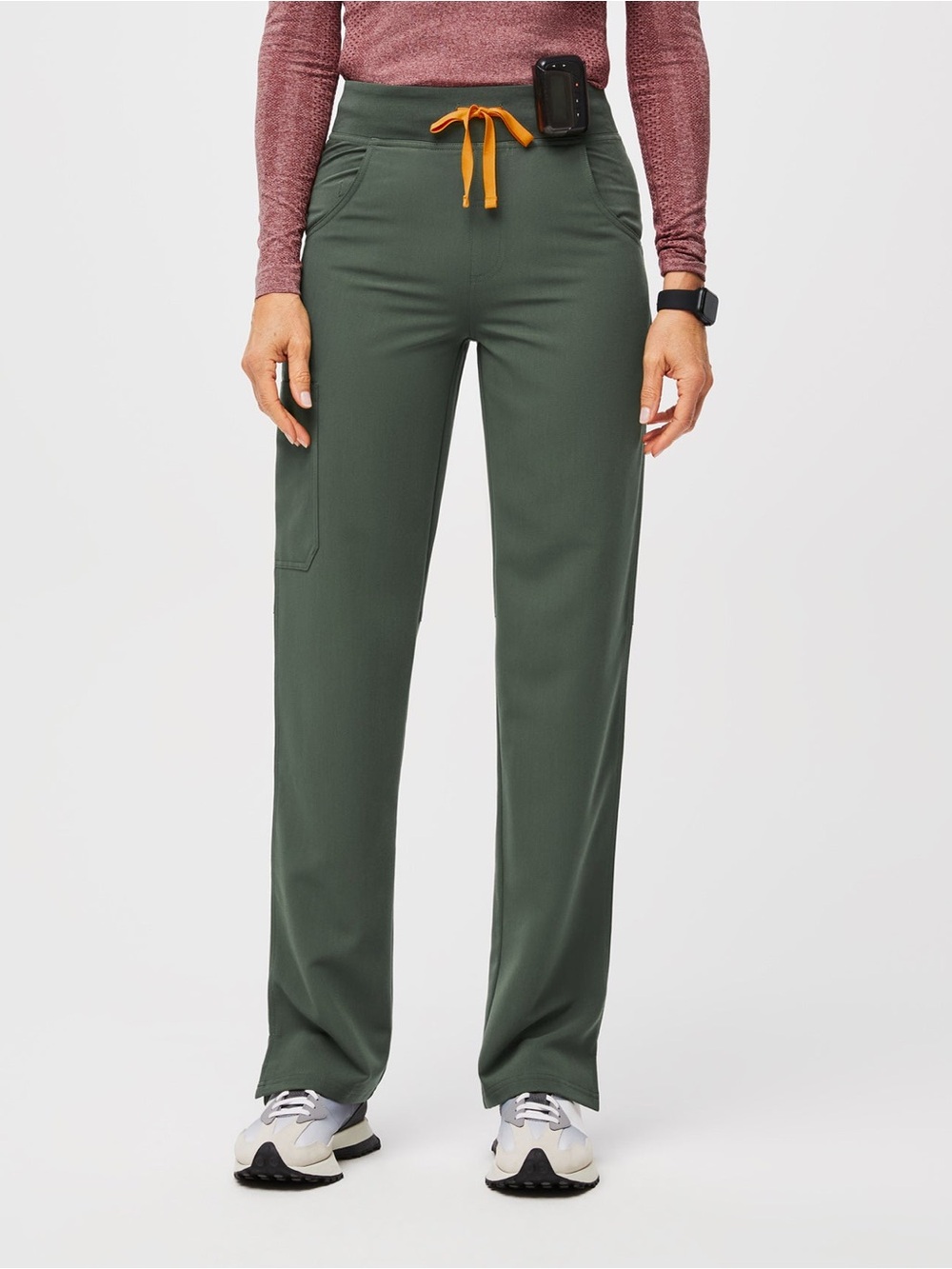 FIGS Moss Kade High Waisted Scrub Pants
